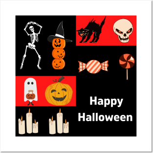 Halloween Ghostly Party Posters and Art